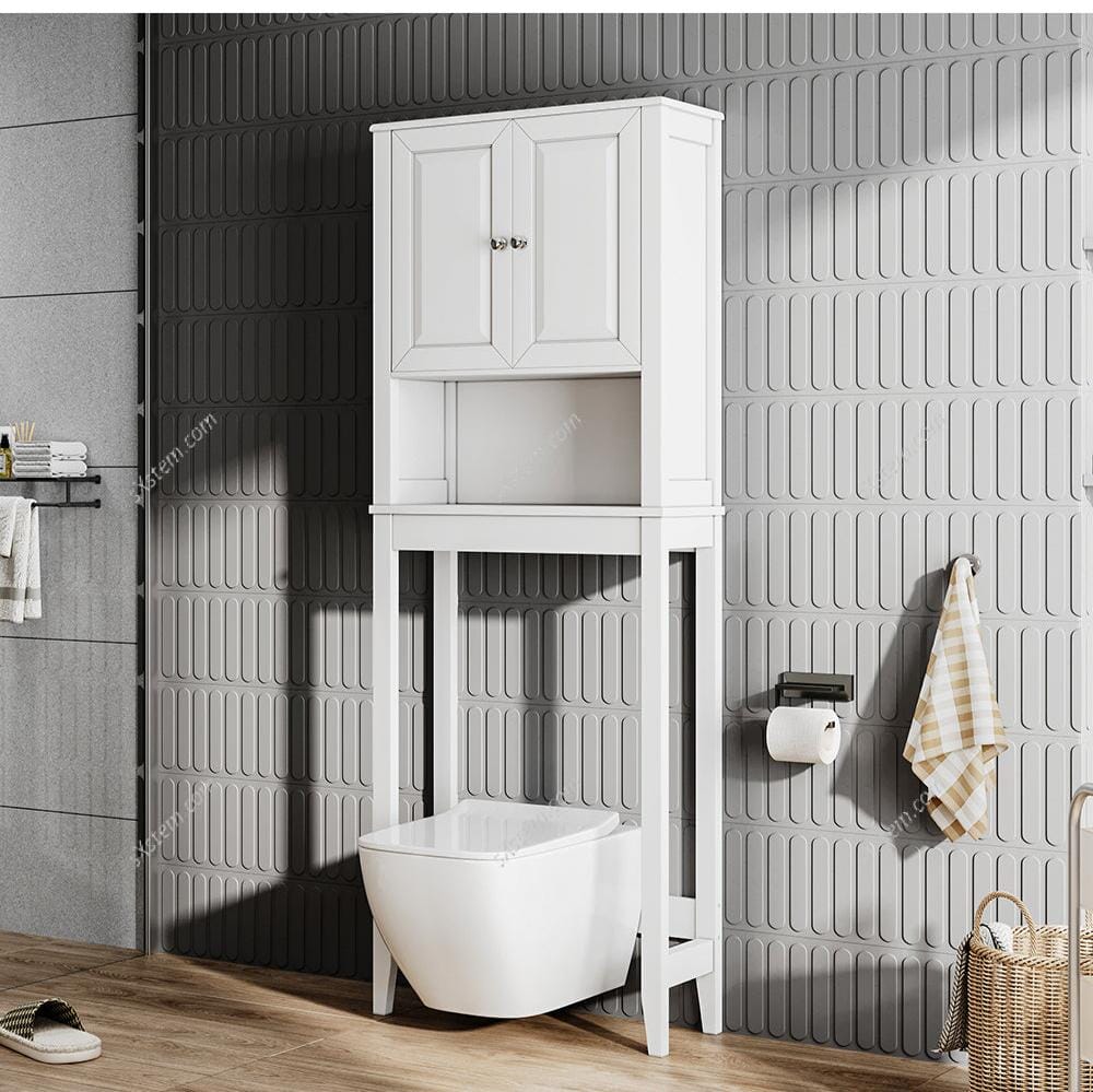 Freestanding Over-the-Toilet Storage Cabinet