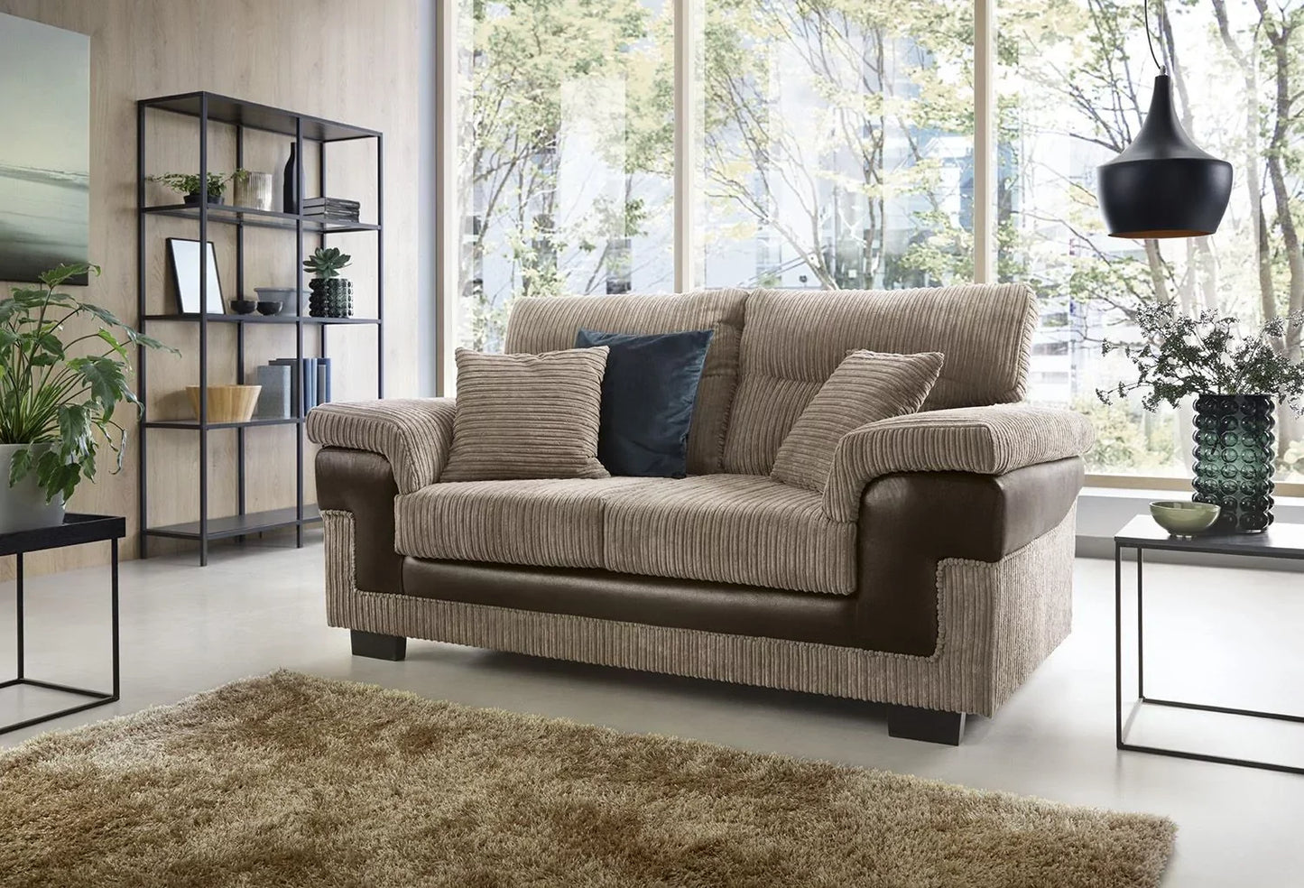 Samson Corded Fabric 2 Seater Sofa
