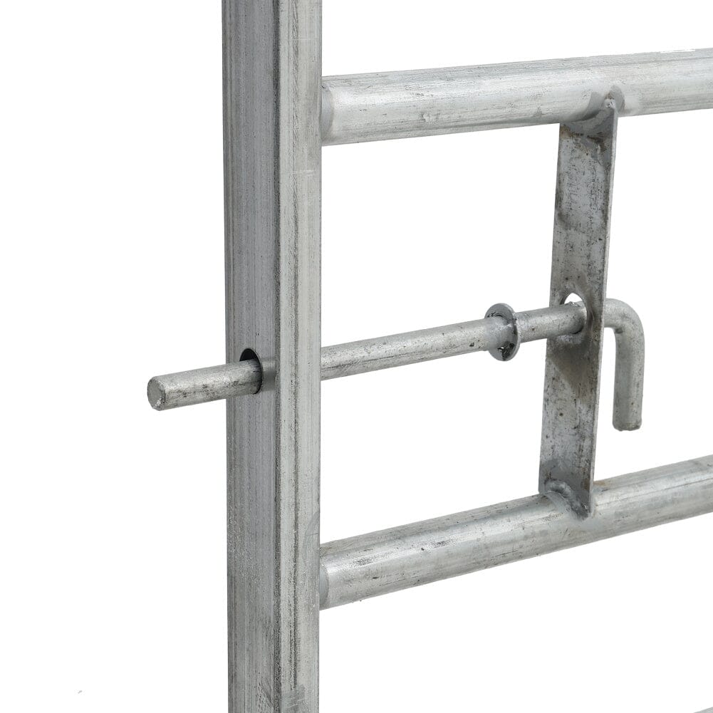 4-12FT Durable Galvanized Metal Field Gate