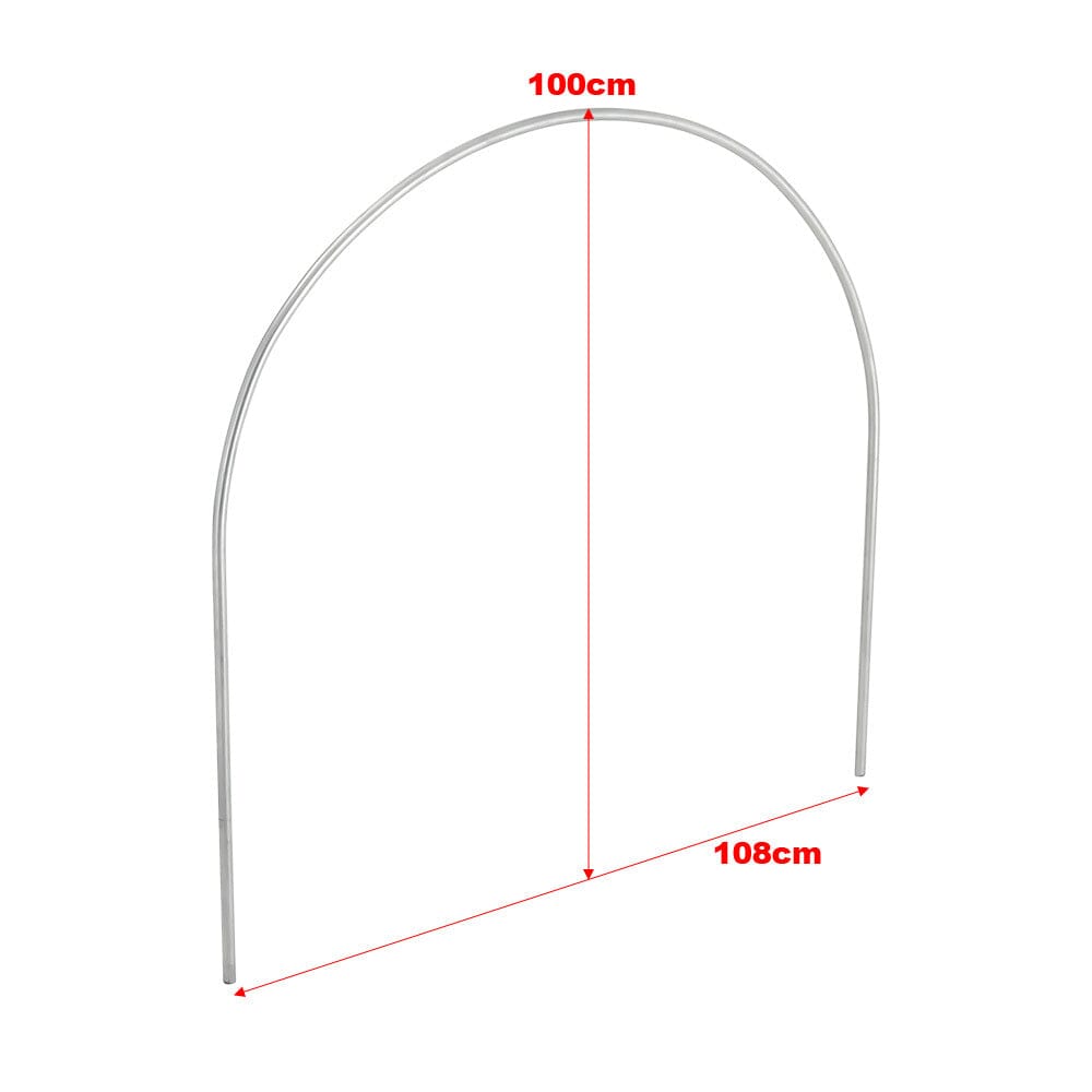 High-quality Galvanized Zinc Iron Greenhouse Hoop with Easy-Grip Clips