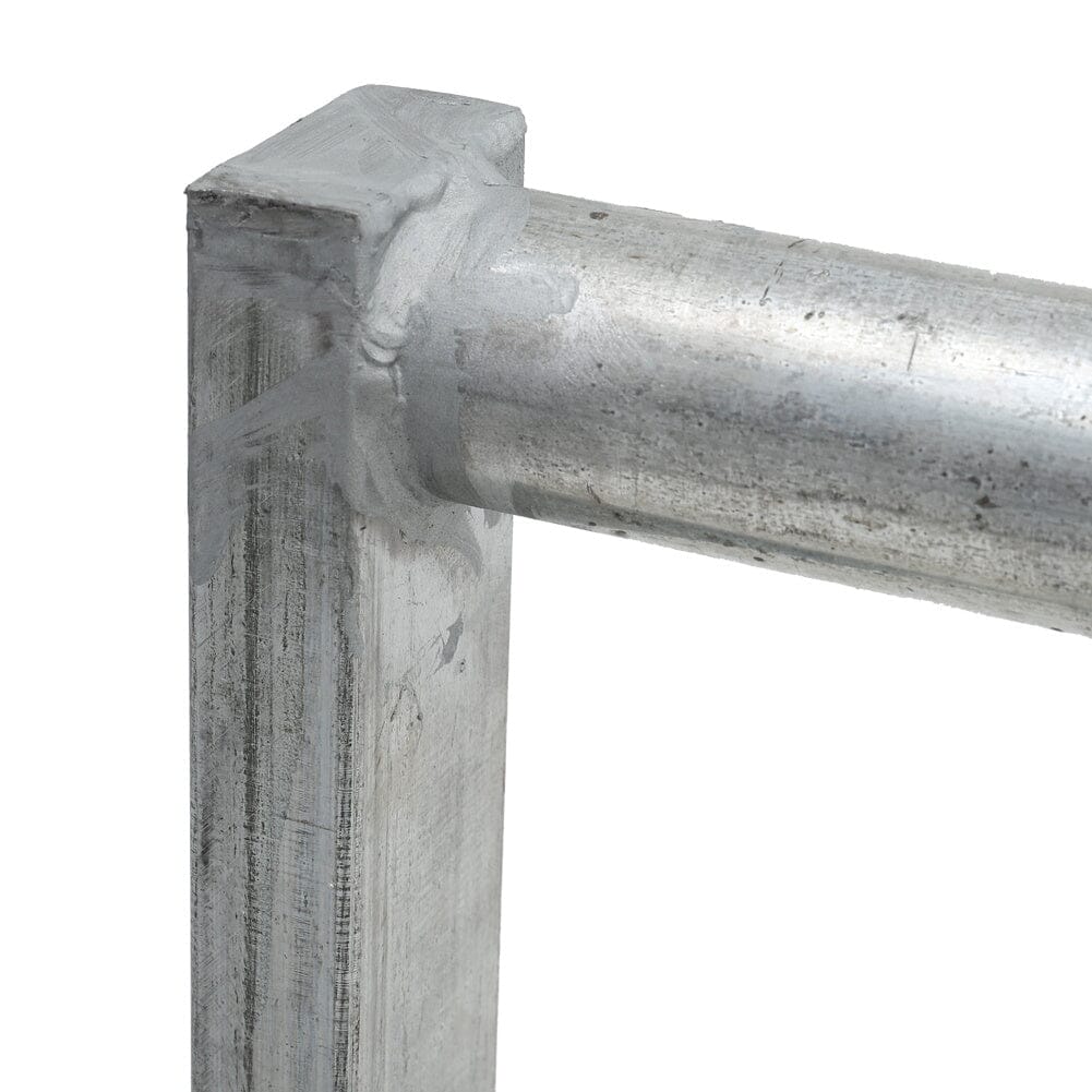4-12FT Durable Galvanized Metal Field Gate