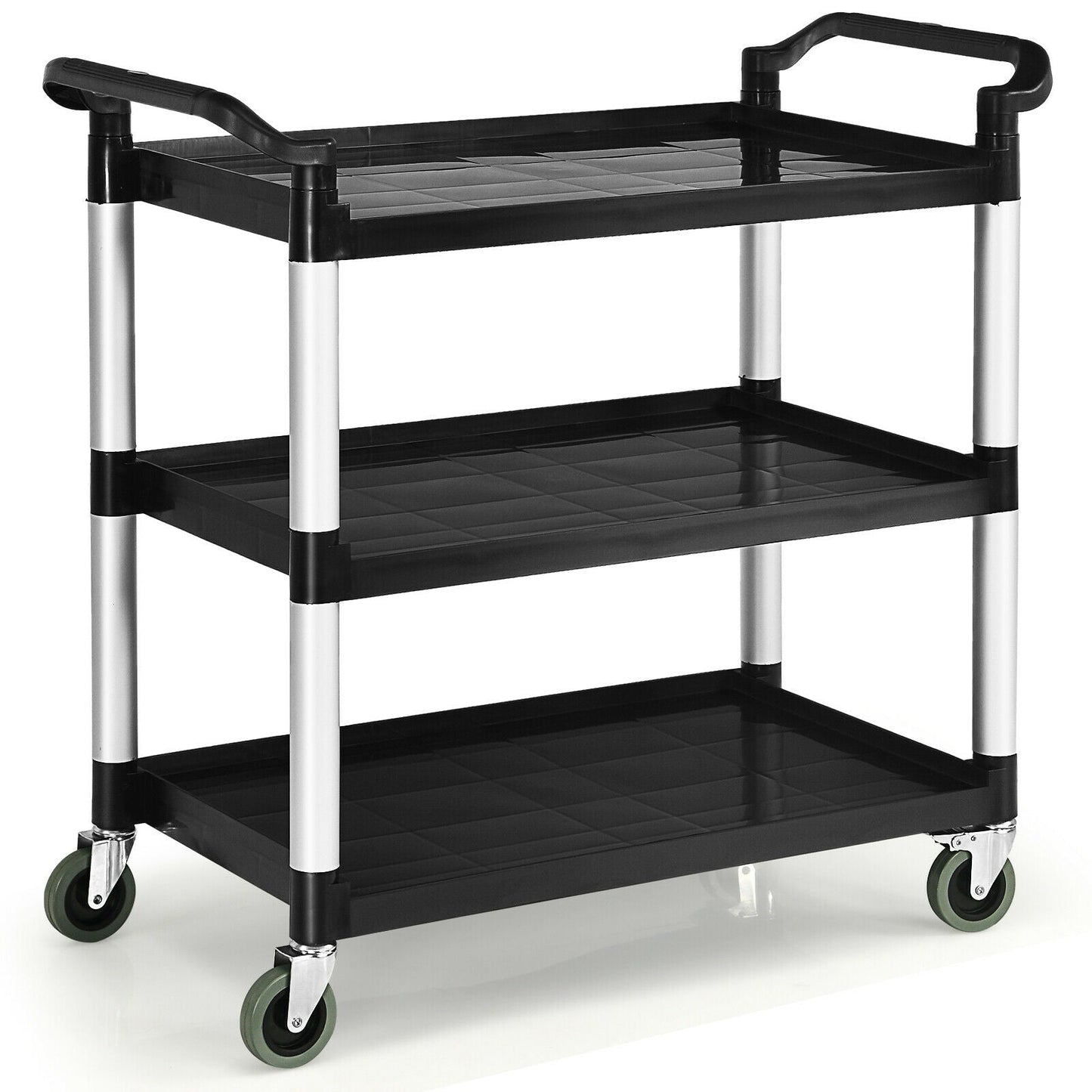Multifunctional Utility Cart with Humanized Handles for Office