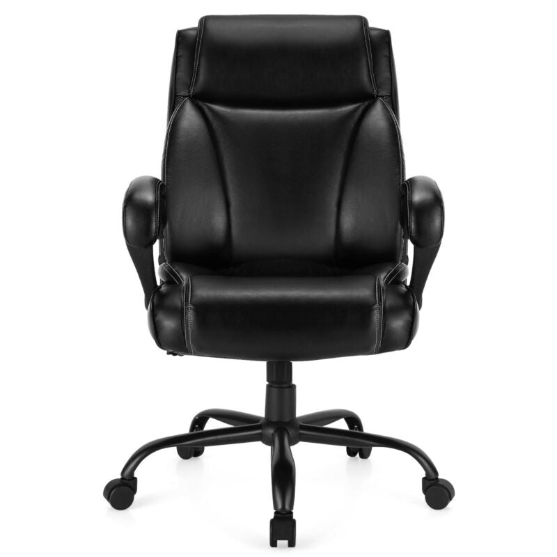 Ergonomic Big & Tall Chair with Rocking Backrest for Home & Office