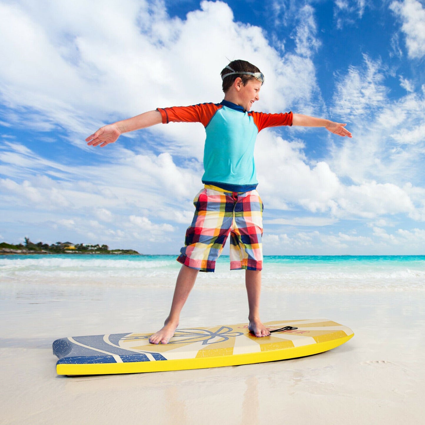 93cm Lightweight Surf Boogie Board with EPS Core