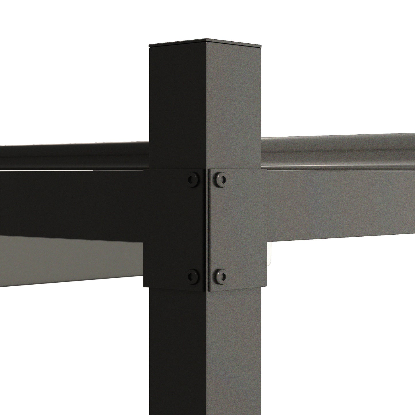 Pergola metalowa Outsunny 3 x 3(m) z rozsuwanym dachem i magnetycznym mocowaniem, zestaw ogrodowy z altaną i markizą przeciwsłoneczną, UPF30+, kolumna metalowa 80 mm, kolor szary