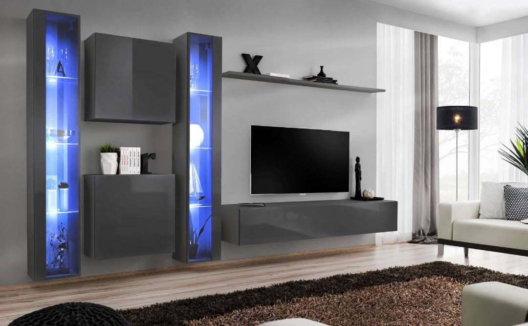 Switch XVI Entertainment Unit For TVs Up To 75"