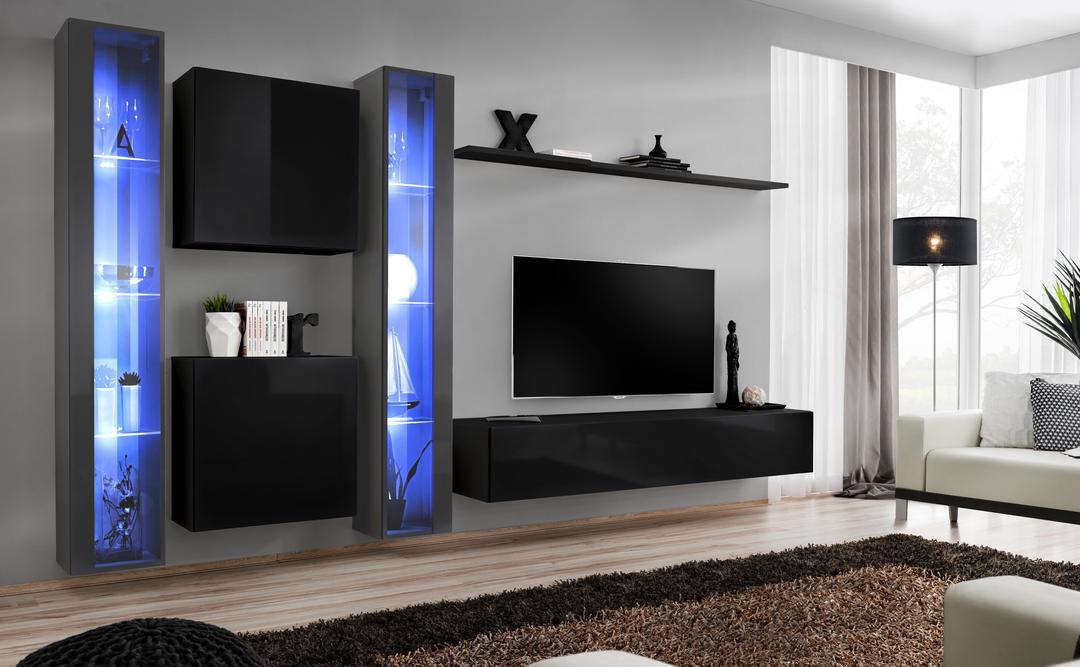 Switch XVI Entertainment Unit For TVs Up To 75"