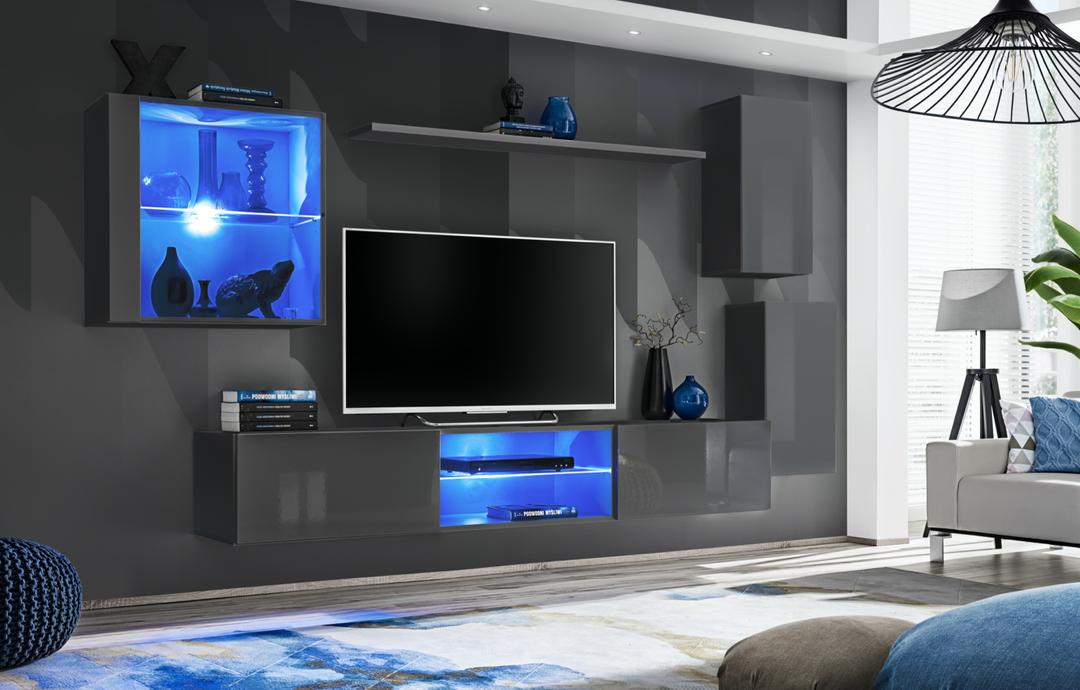 Switch XXIII Wall Entertainment Unit For TVs Up To 75"