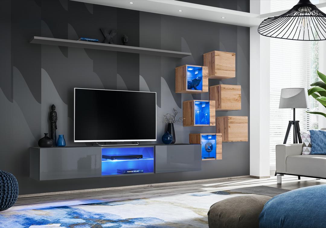 Switch XXI Wall Entertainment Unit For TVs Up To 75"