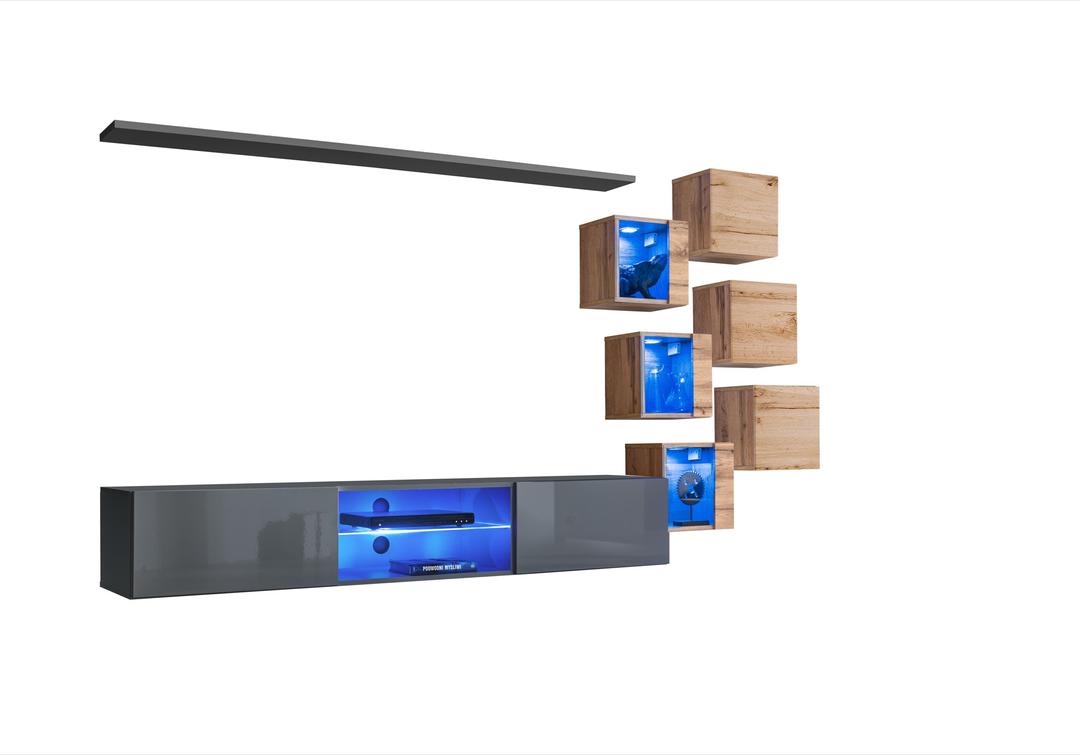 Switch XXI Wall Entertainment Unit For TVs Up To 75"