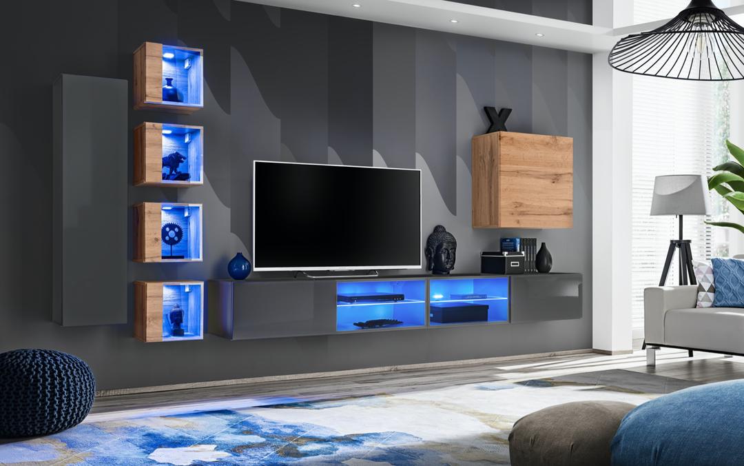 Switch XXVI Wall Entertainment Unit For TVs Up To 75"