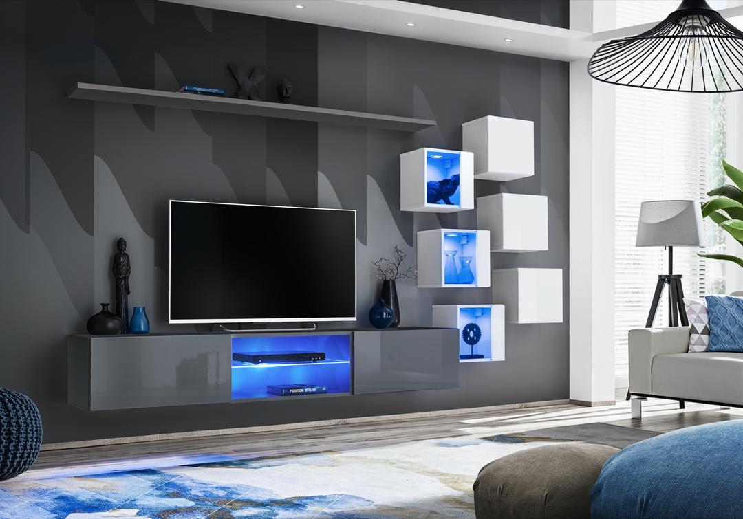 Switch XXI Wall Entertainment Unit For TVs Up To 75"