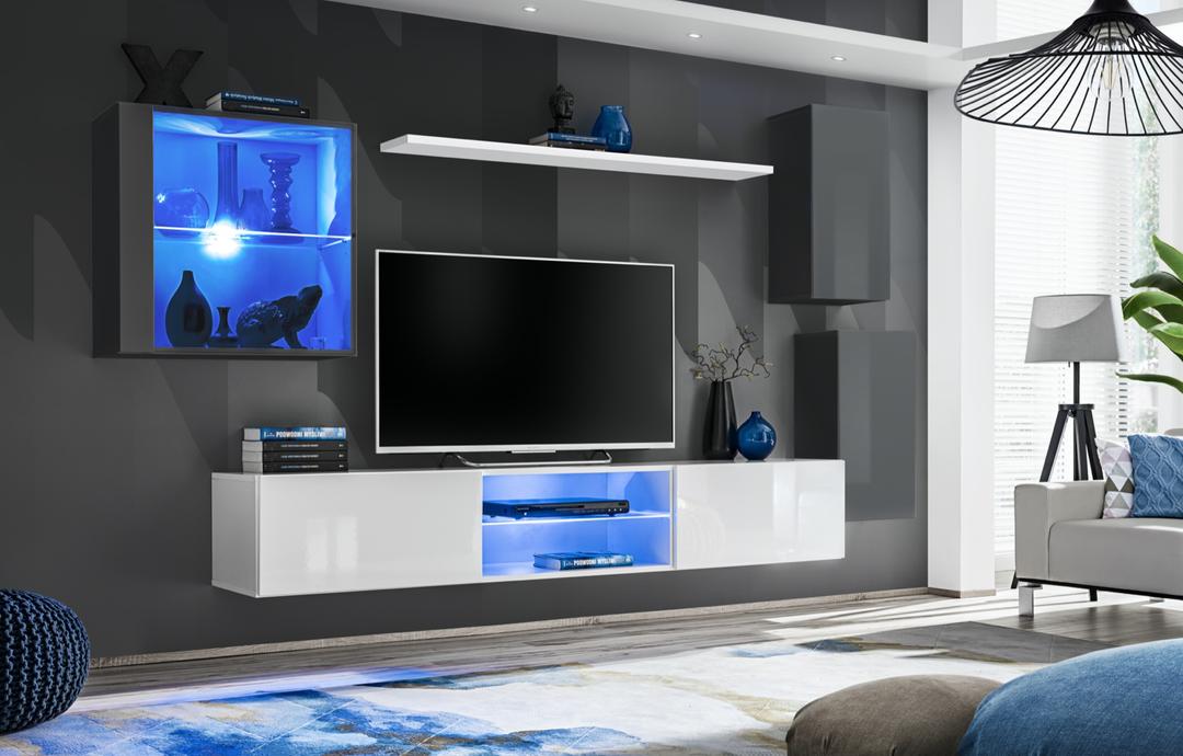 Switch XXIII Wall Entertainment Unit For TVs Up To 75"