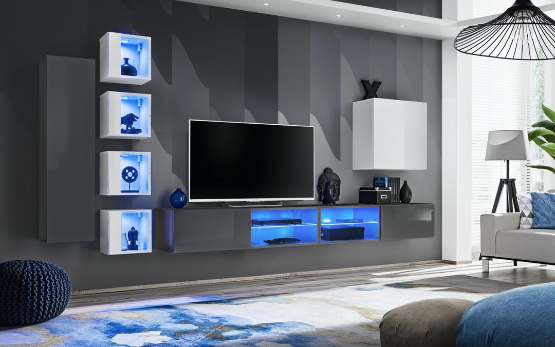 Switch XXVI Wall Entertainment Unit For TVs Up To 75"