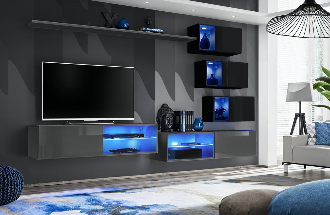Switch XXIV Wall Entertainment Unit For TVs Up To 49"