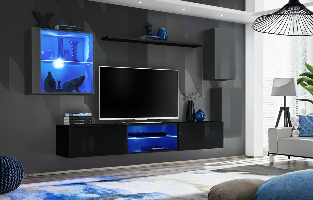 Switch XXIII Wall Entertainment Unit For TVs Up To 75"