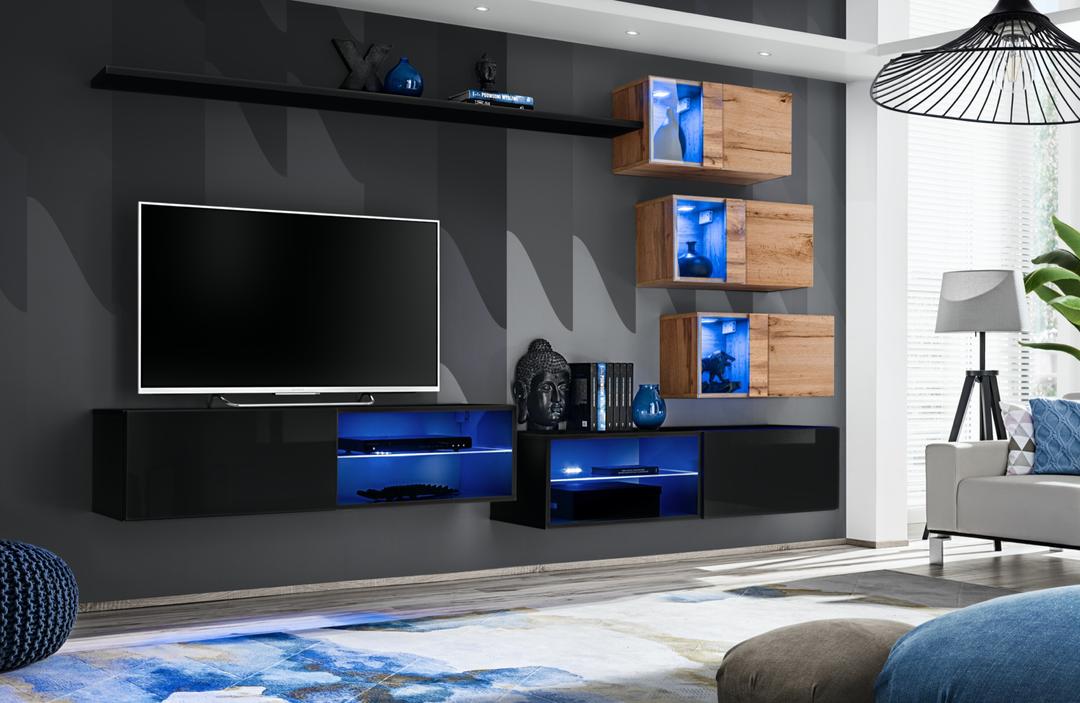 Switch XXIV Wall Entertainment Unit For TVs Up To 49"
