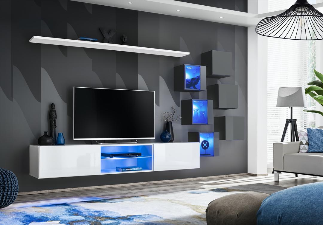 Switch XXI Wall Entertainment Unit For TVs Up To 75"