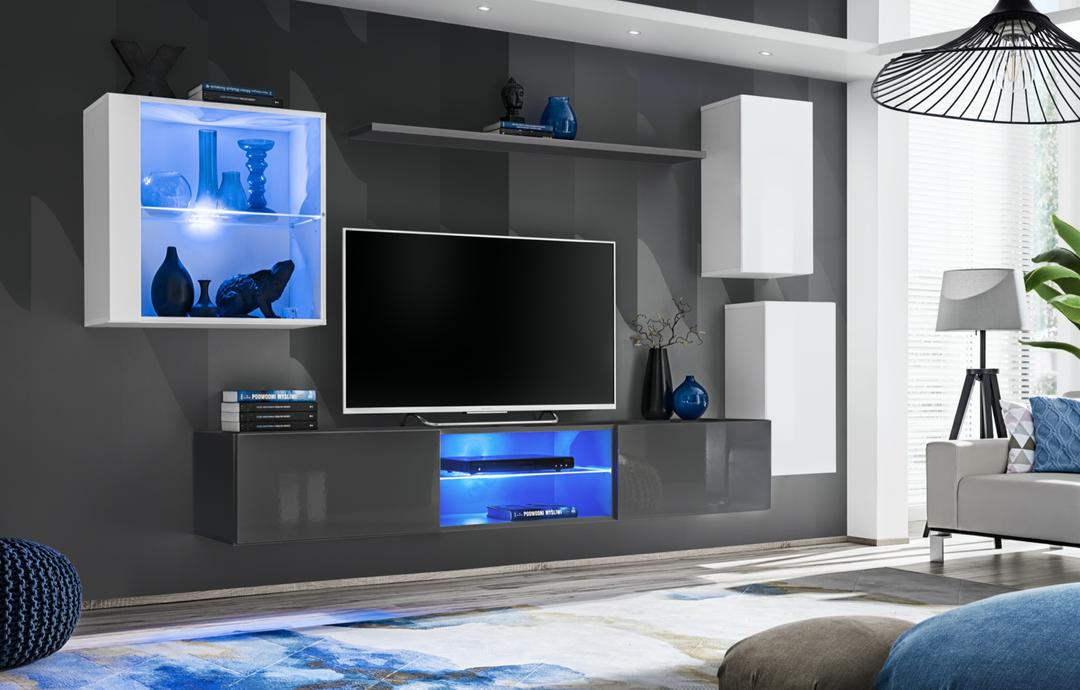 Switch XXIII Wall Entertainment Unit For TVs Up To 75"