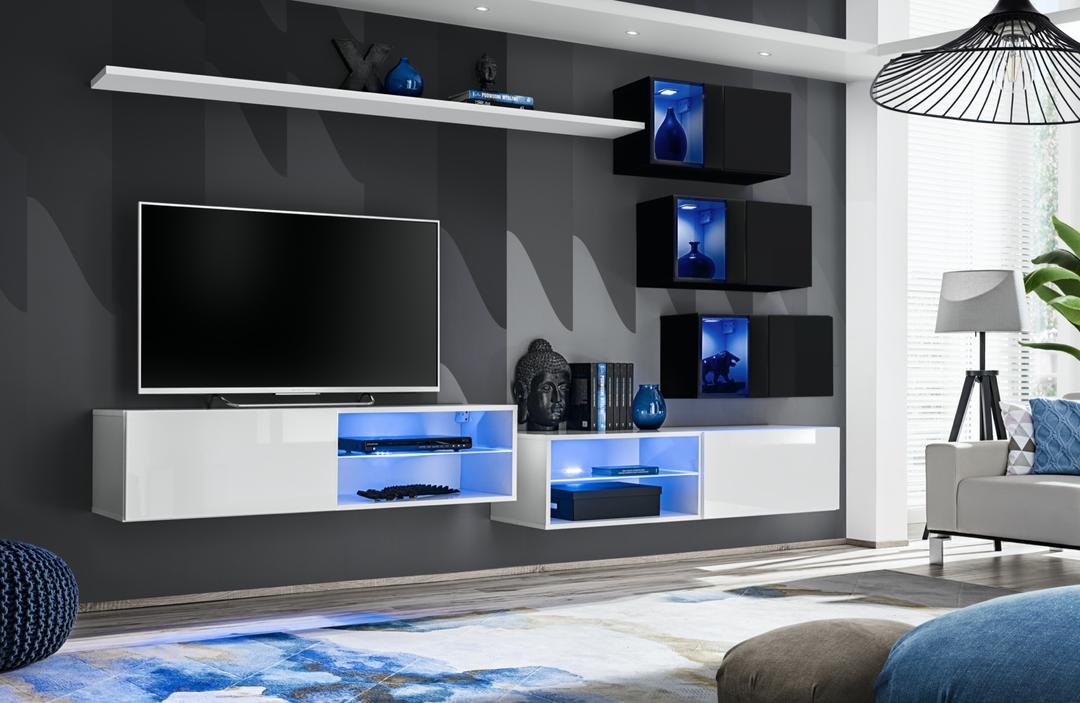 Switch XXIV Wall Entertainment Unit For TVs Up To 49"