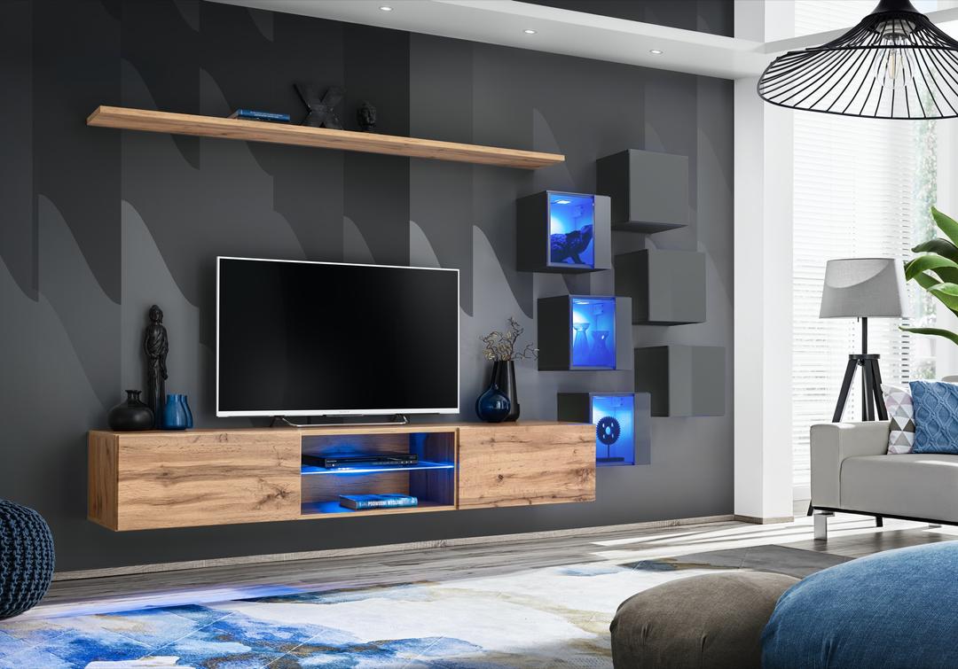 Switch XXI Wall Entertainment Unit For TVs Up To 75"