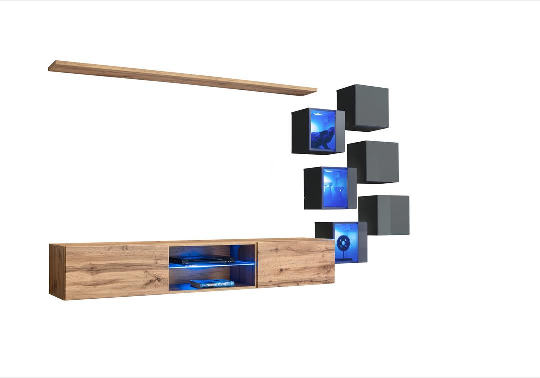 Switch XXI Wall Entertainment Unit For TVs Up To 75"