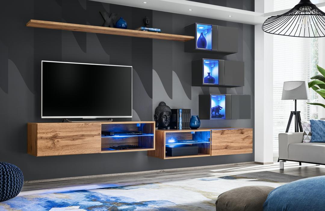 Switch XXIV Wall Entertainment Unit For TVs Up To 49"