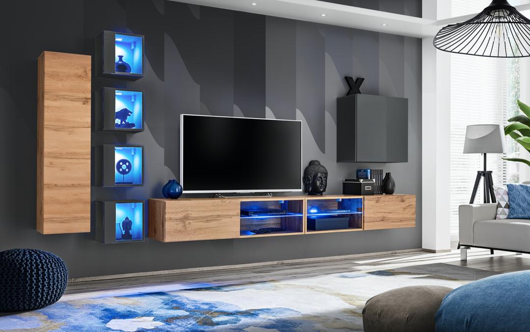Switch XXVI Wall Entertainment Unit For TVs Up To 75"