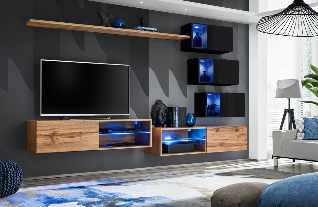 Switch XXIV Wall Entertainment Unit For TVs Up To 49"