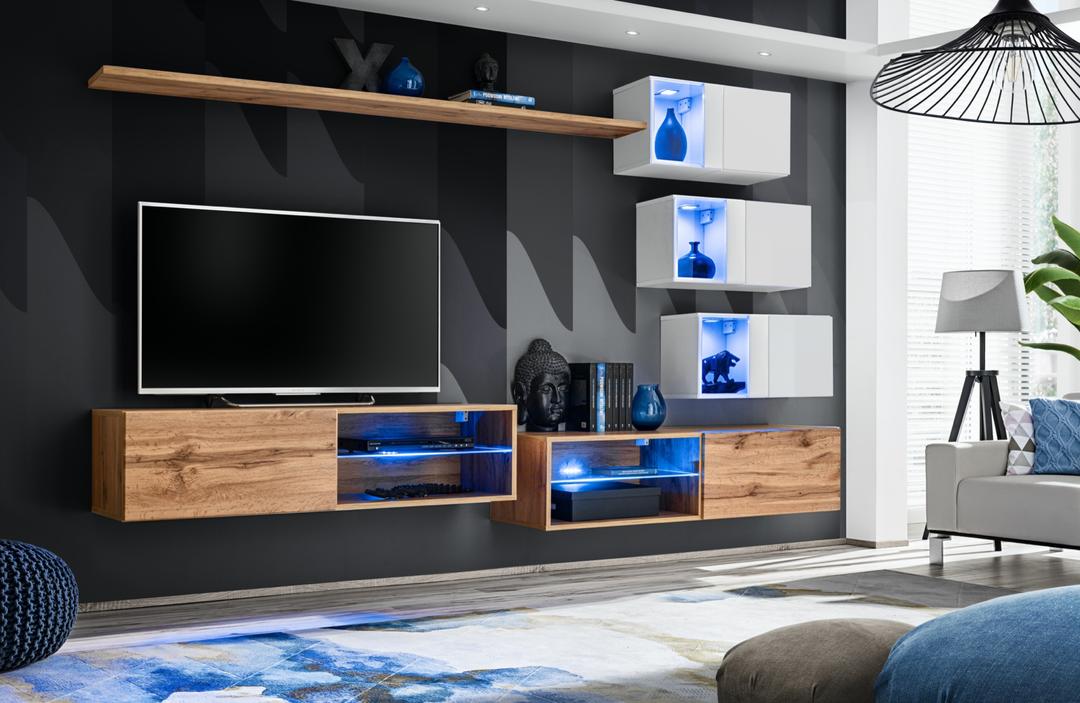 Switch XXIV Wall Entertainment Unit For TVs Up To 49"