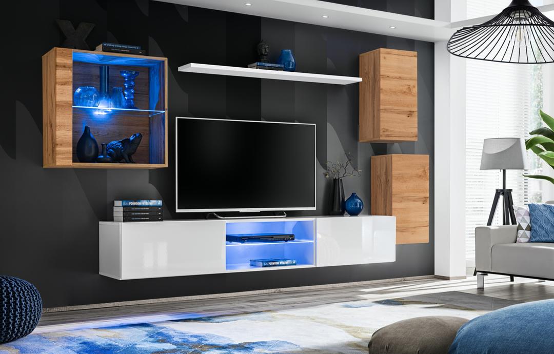 Switch XXIII Wall Entertainment Unit For TVs Up To 75"