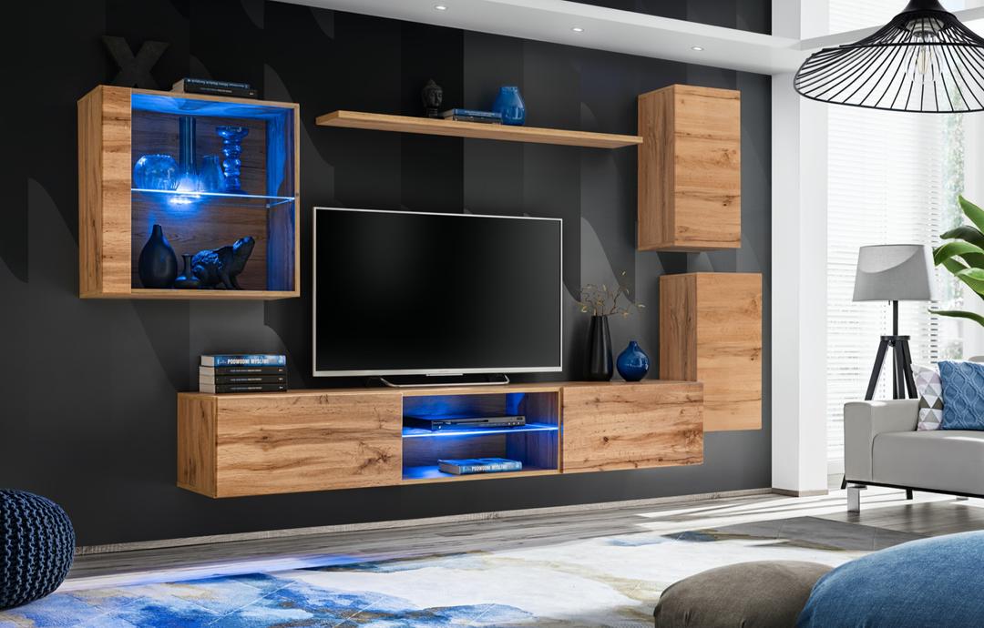 Switch XXIII Wall Entertainment Unit For TVs Up To 75"