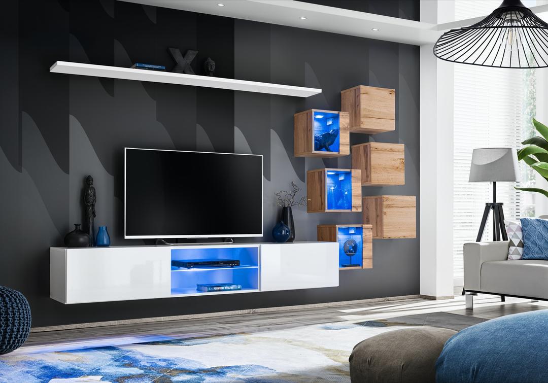 Switch XXI Wall Entertainment Unit For TVs Up To 75"