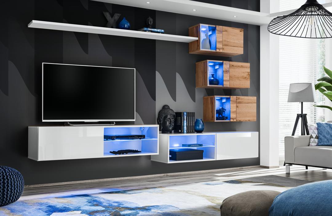 Switch XXIV Wall Entertainment Unit For TVs Up To 49"