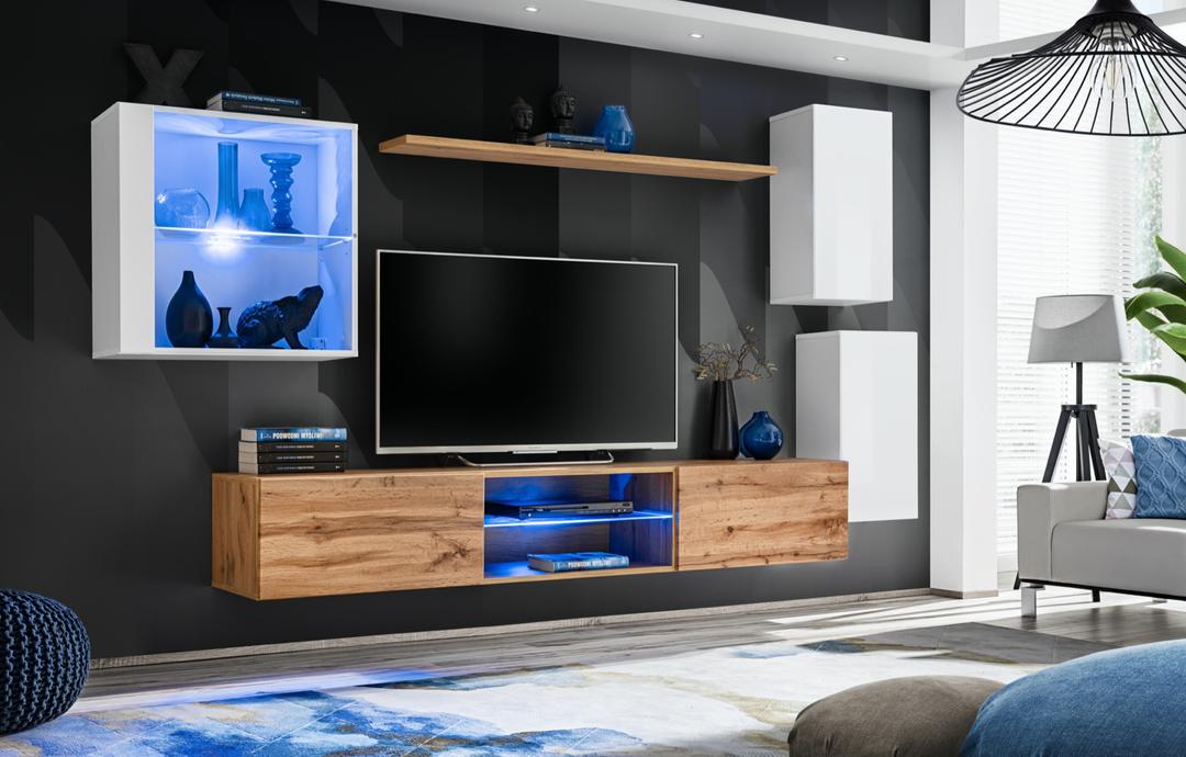 Switch XXIII Wall Entertainment Unit For TVs Up To 75"