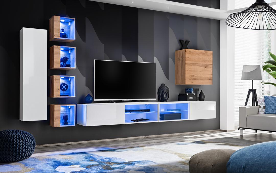Switch XXVI Wall Entertainment Unit For TVs Up To 75"