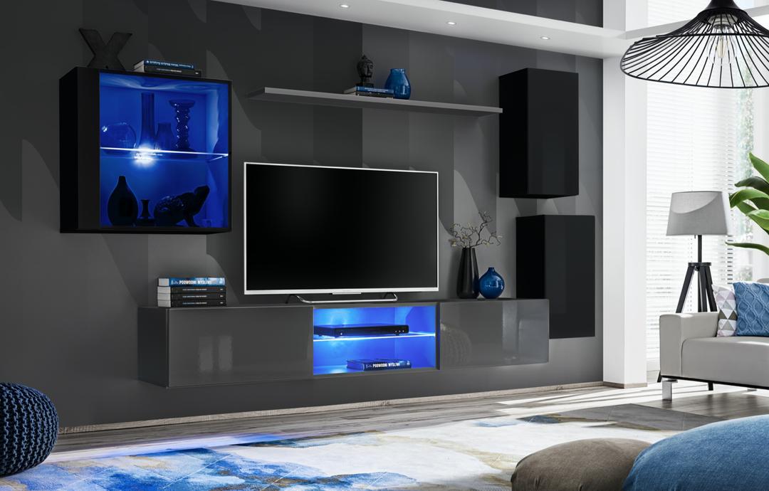 Switch XXIII Wall Entertainment Unit For TVs Up To 75"