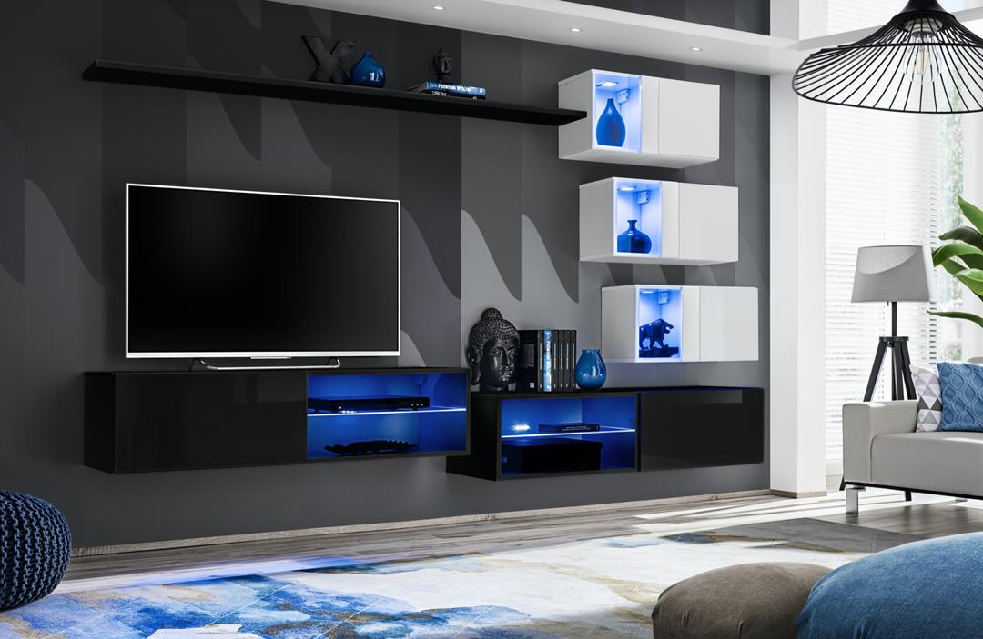 Switch XXIV Wall Entertainment Unit For TVs Up To 49"