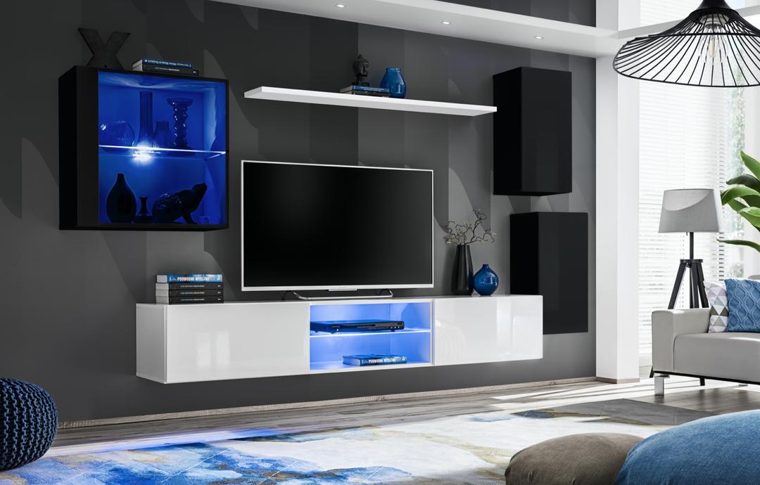 Switch XXIII Wall Entertainment Unit For TVs Up To 75"