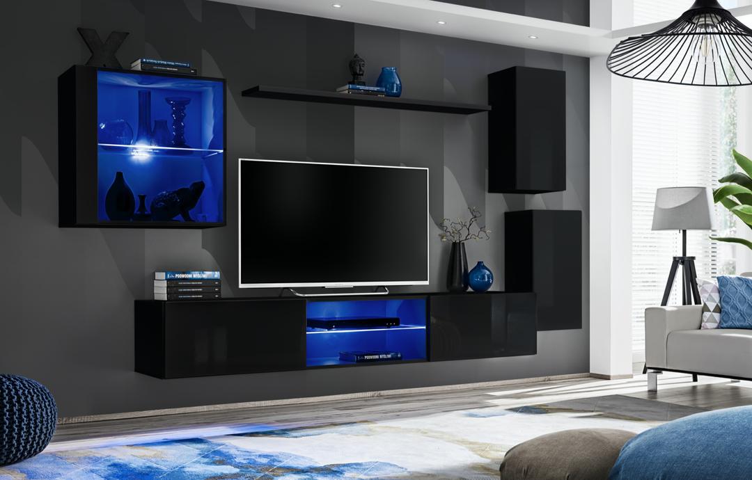 Switch XXIII Wall Entertainment Unit For TVs Up To 75"