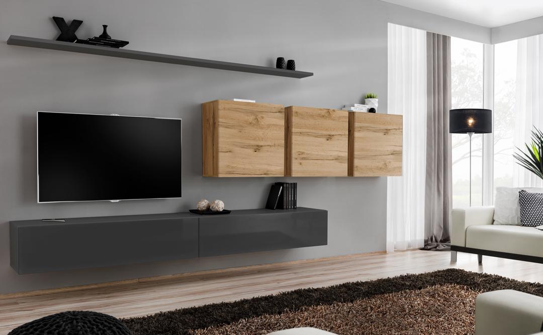Switch VII Entertainment Unit For TVs Up To 49"