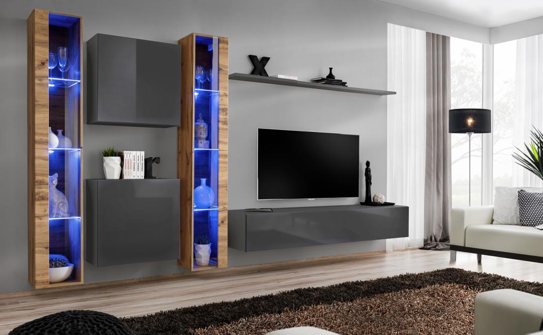 Switch XVI Entertainment Unit For TVs Up To 75"