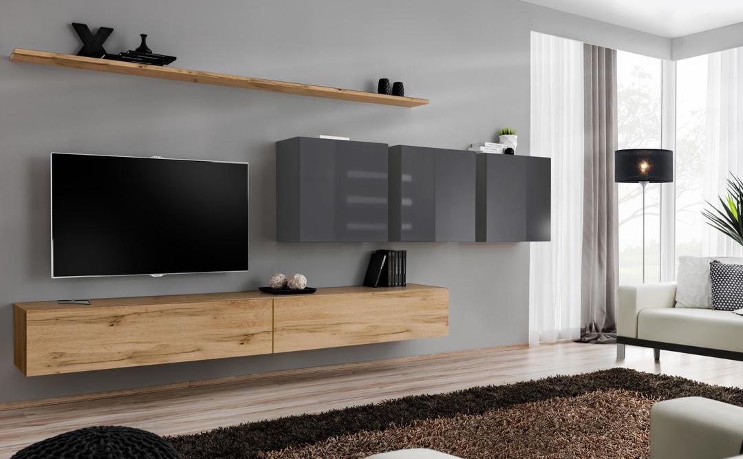 Switch VII Entertainment Unit For TVs Up To 49"