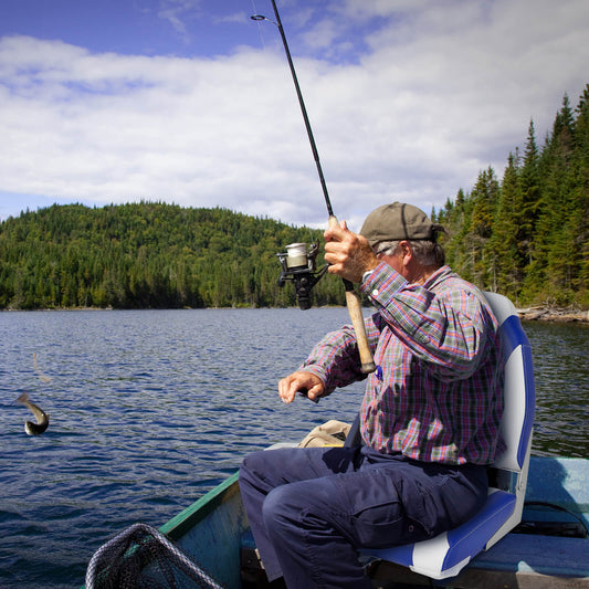 2 Pieces High Back Boat Seat with High-density Sponge Cushion-Blue