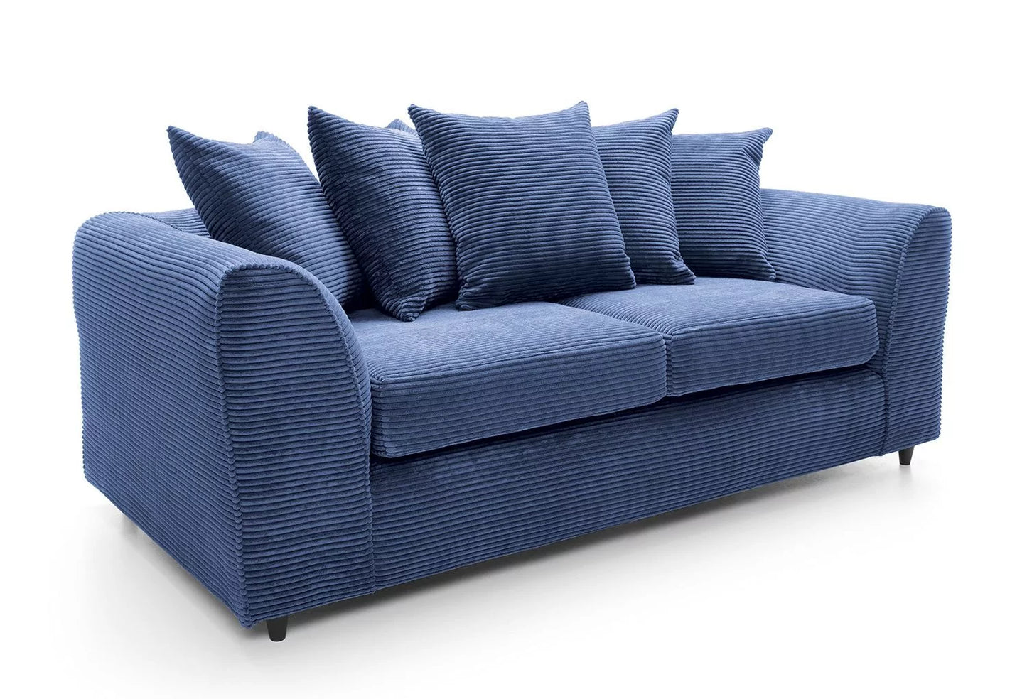 Sofa Jill Jumbo 3-osobowa - niebieska