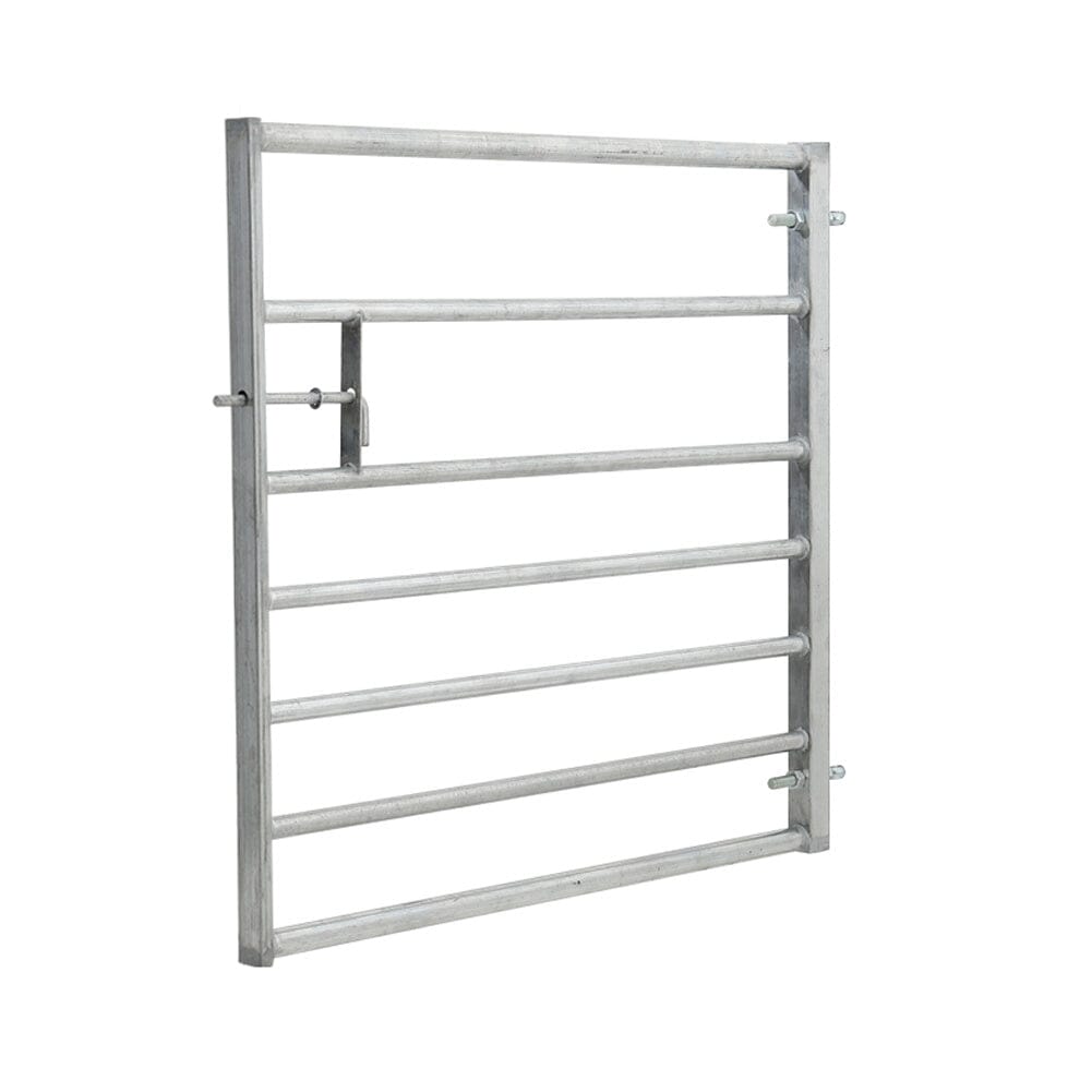4-12FT Durable Galvanized Metal Field Gate