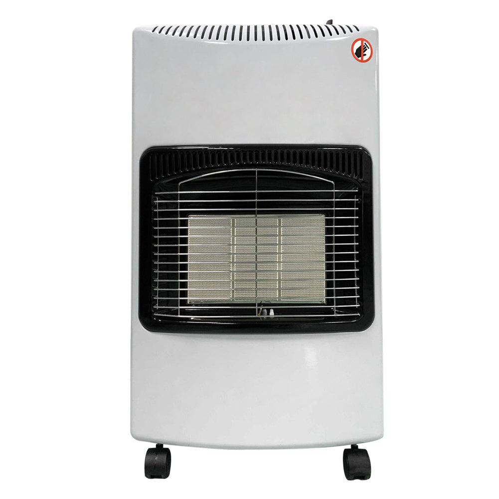 Black 4.2KW Portable Heater Free Standing Heating Cabinet Butane Gas Heater