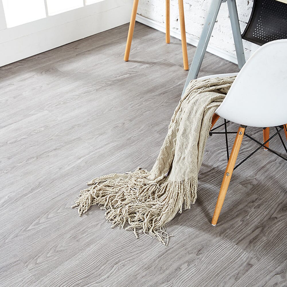 36/72Pcs Durable Wood Grain Self-Adhesive Vinyl Flooring