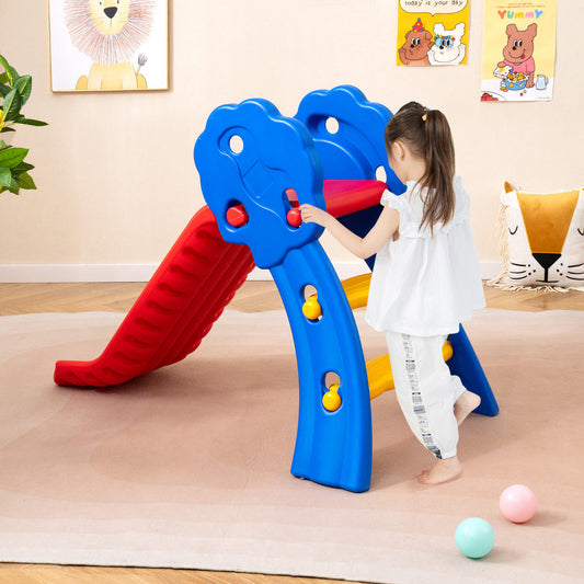 2 in 1 Toddler Slide for Indoor and Outdoor Playground