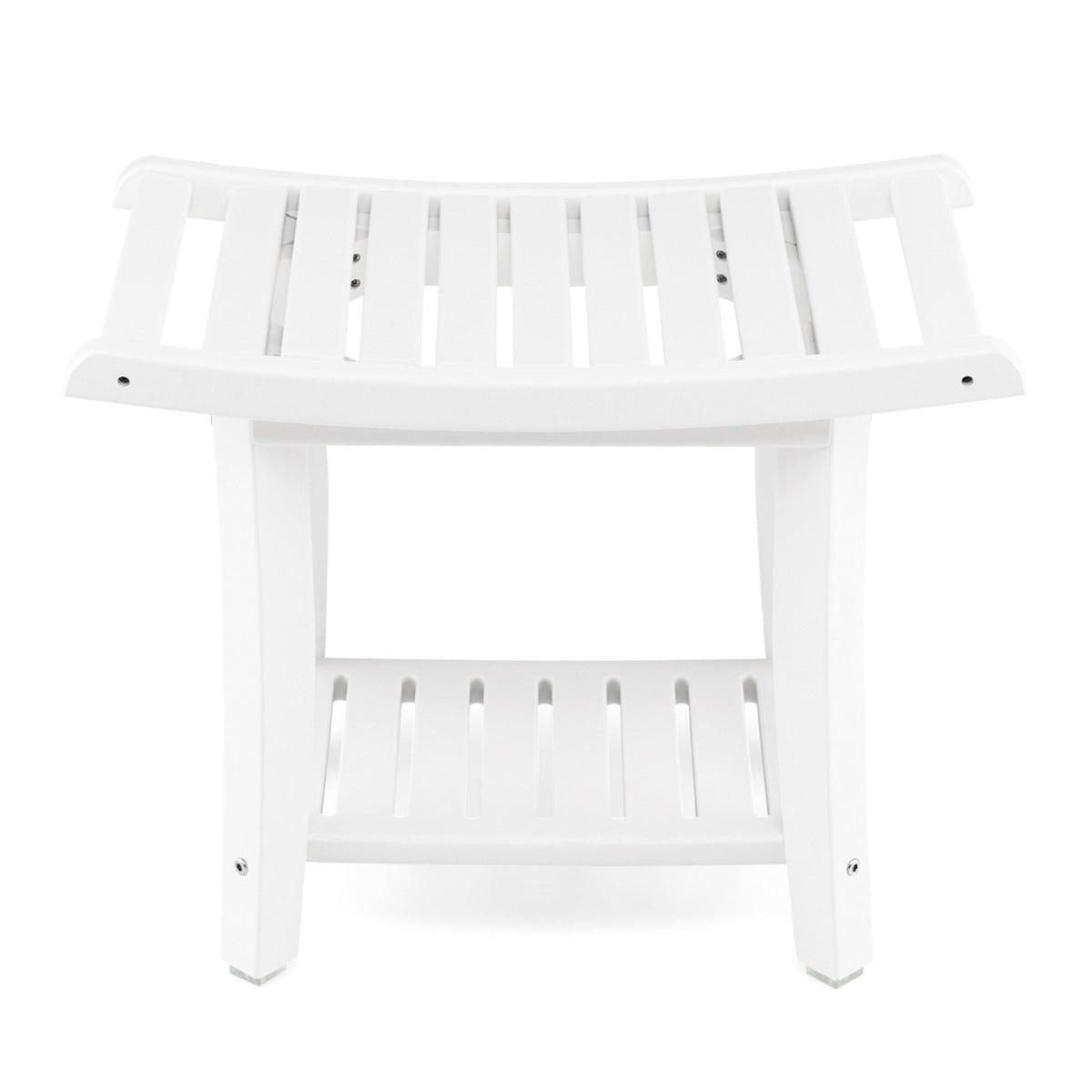 Waterproof Shower Stool with Storage for Bathroom/Entry/Living Room